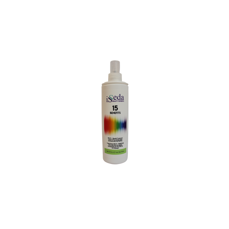 Tratamiento 15 beneficios filtro UV, con ácido hialurónico 300ml - Isseda