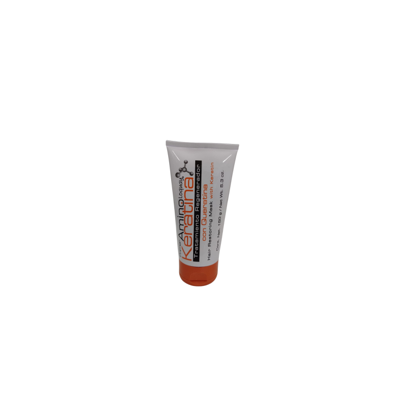 Tratamiento Amino Keratin regenerador para cabello quebradizo, seco o dañado 150g - Loquay