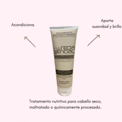 Tratamiento reestructurante y nutritivo para cabello seco, maltratado o procesado 250ml - Loquay