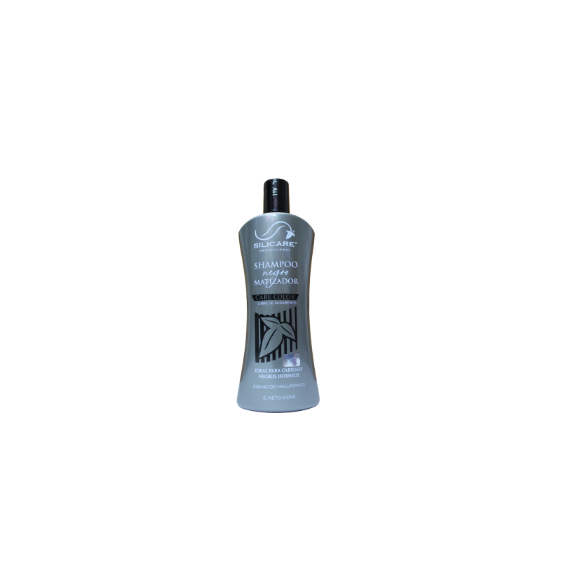Shampoo Matiz Negro ideal para cabellos negros intensos 400ml - Silicare