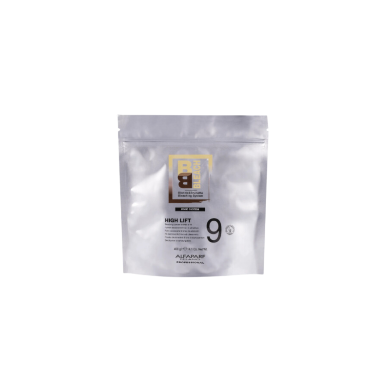 Decolorante high lift 9 tonos decoloración mientras cuida el cabello 400g