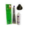 Tinte Kuul 90ml + peróxido 135ml Tono 3 Castaño Oscuro