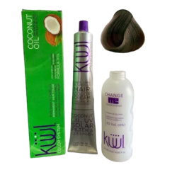 Tinte Kuul 90ml + peróxido 135ml Tono 3 Castaño Oscuro