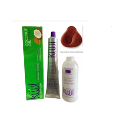 Tinte Kuul 90ml + peróxido 135ml Tono 7.66 Rubio rojo intenso
