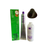 Tinte Kuul 90ml + peróxido 135ml Tono 6.1 Rubio oscuro cenizo