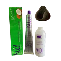 Tinte Kuul 90ml + peróxido 135ml Tono 6.1 Rubio oscuro cenizo