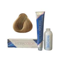 Tinte Hidracolor 90ml + peróxido 135ml Tono 9.33 rubio clarísimo dorado inten