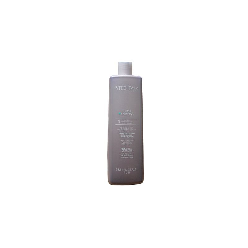 Lumina silver shampoo elimina los tonos amarillos en cana 1L