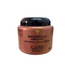 Mascarilla humectante con elixir de caviar, nutre y humecta aporta fuerza y resistencia 250g - LVB Beauté