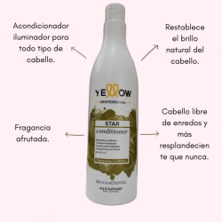 star conditioner restablece el brillo natural del cabello 500ml