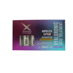 Ampolletas Ácido Hialurónico disminiye el frizz, repara cabello dañado 12X10ml