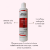 shampoo intensificador rojo, libre de sal y parabenos 320ml