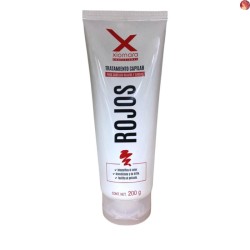 Tratamiento color rojo, intensifica, acondiciona y da brillo 200g