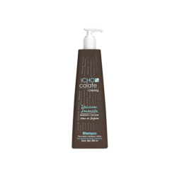 Shampoo chocolate repara el cabello maltratado y teñido, restaura la fortaleza 300ml - Loquay