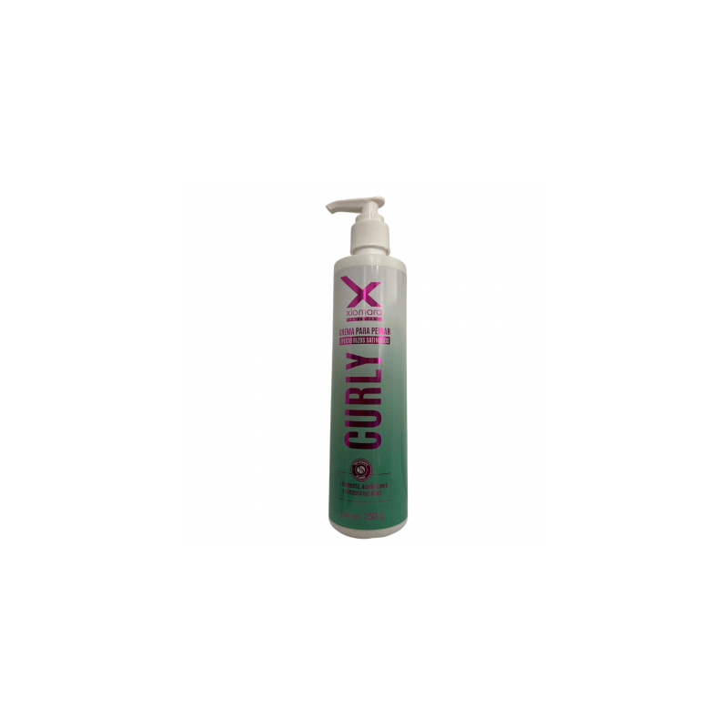 Crema para peinar Curly humecta y define rizos, efecto satinado 250g - Xiomara