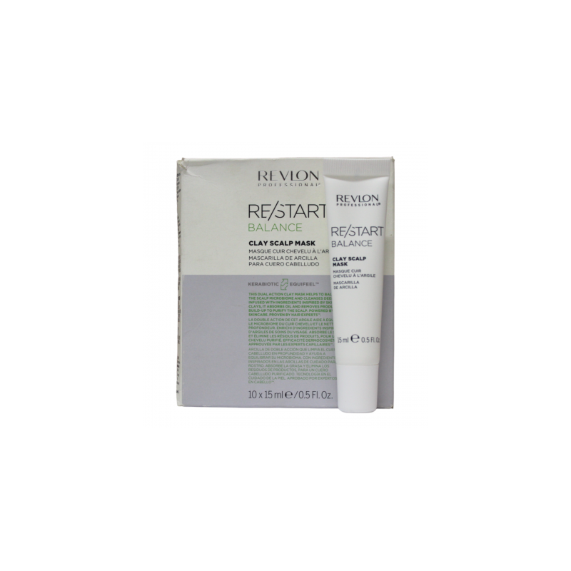 Restart balance clay scalp mask 10x15ML-Revlon