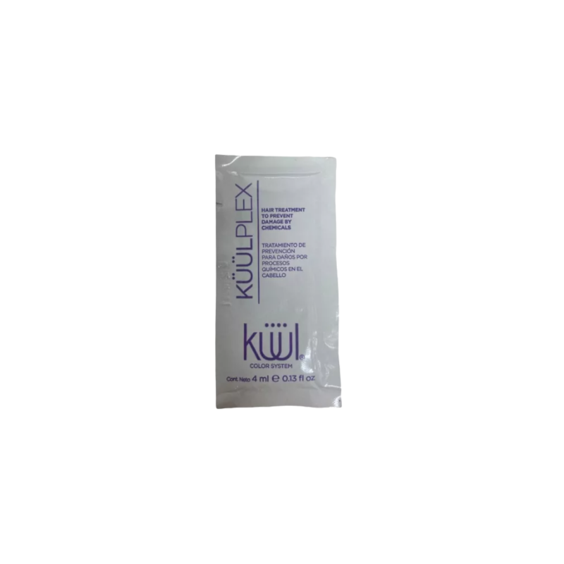 Plex 24 sobres de Tratamiento de prevención para daños por procesos químicos en el cabello 4ml - Kuul