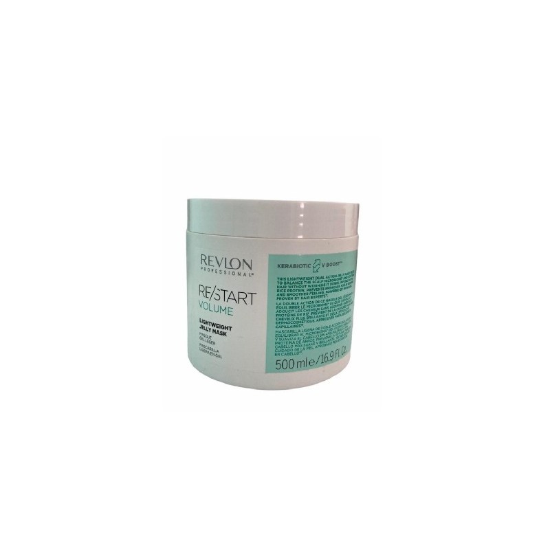 RESTART Volume Mascarilla Ligera en Gel previene la rotura, más suave y brillante 500ml - Revlon