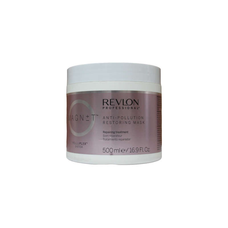 Magnet Anti Pollu Rest Mask para obtener un cabello suave, brillante y sedoso 500ml-Revlon