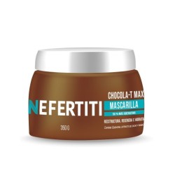 Chocola-T Max Mascarilla reestructura cabello sobreprocesado o sin elasticidad, aporta brillo y suavidad 360g - Nefertiti