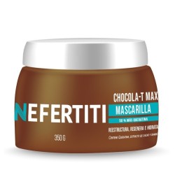 Chocola-T Max Mascarilla reestructura cabello sobreprocesado o sin elasticidad, aporta brillo y suavidad 360g - Nefertiti