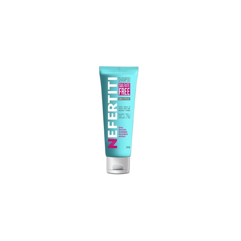 Shampoo Sulfate Free para Cabello Estresado aporta fuerza y brillo 250ml - Nefertiti