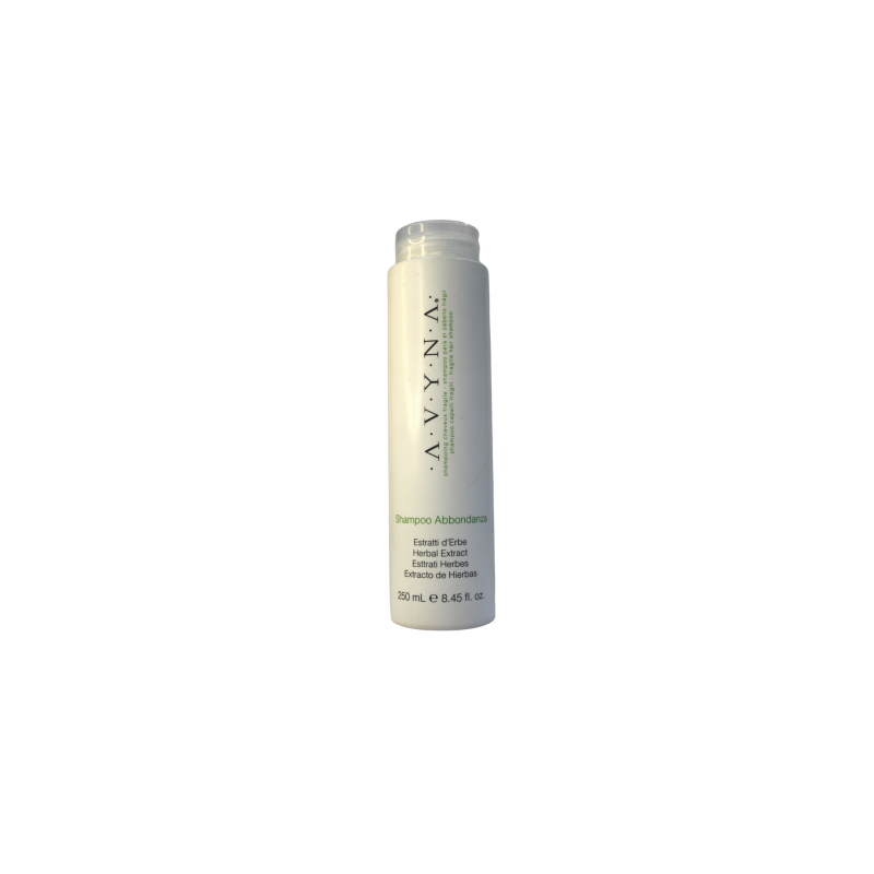 Abbondanza Shampoo diseñado para cabellos débiles escasos y quebradizos 250ml