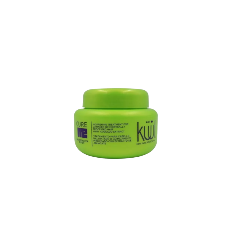 Cure Me Reconstructor Tratamiento para cabello maltratado ó procesado con extracto de aguacate 245g- Kuul