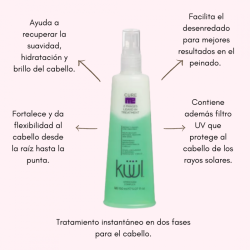 Cure me dos fases recupera la suavidad, hidratación y brillo, facilita el peinado 150ml - Kuul