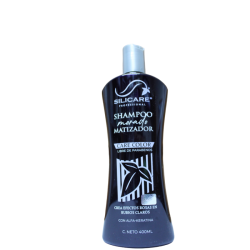 Shampoo Matiz Morado crea efectos rosas en rubios claros 400ml - Silicare