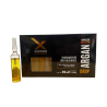 Ampolletas argán reconstructor y reparador de daños, efecto brillante 12*10ml - Xiomara