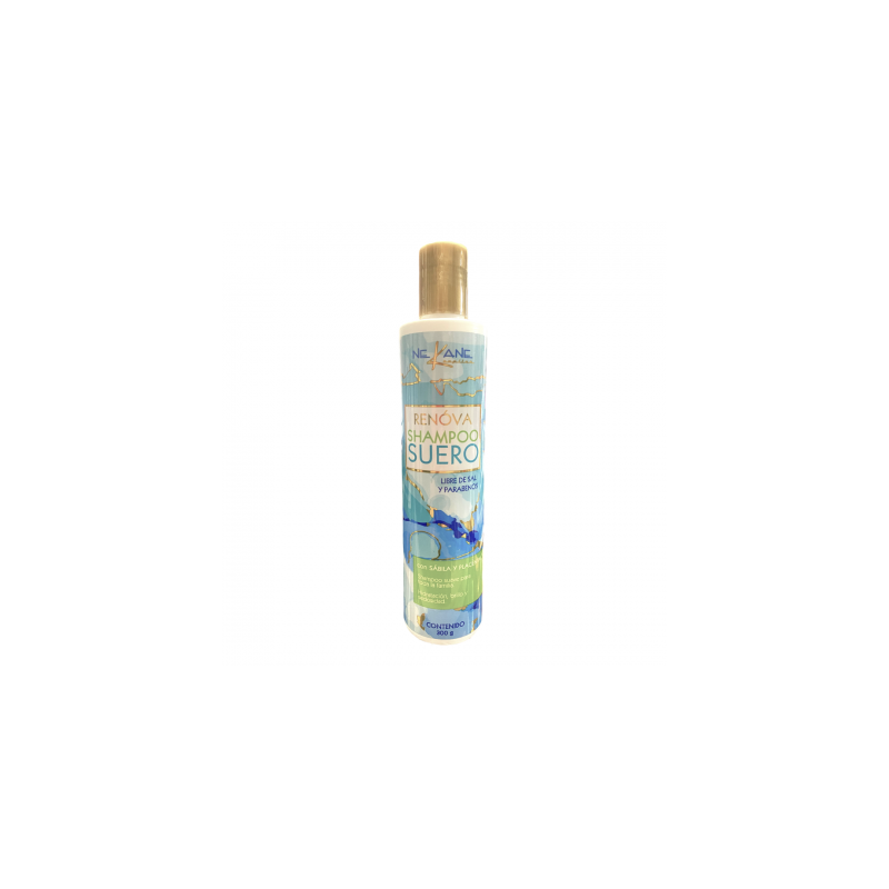 Shampoo Suero sin Sulfatos y Parabenos aporta brillo, suavidad e hidratación 300ml