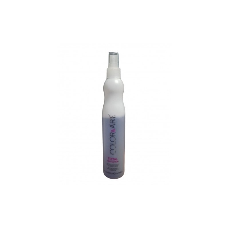 Tratamiento Total protection dos fases hidrata, acondiciona y prolonga el color del cabello,protector UV 300ml - Color & art