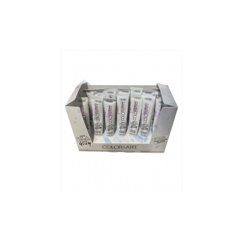 Ampolletas bye white - bye gray permite que penetre profundamente el color, disipa las canas - 14*4ml - Color & art