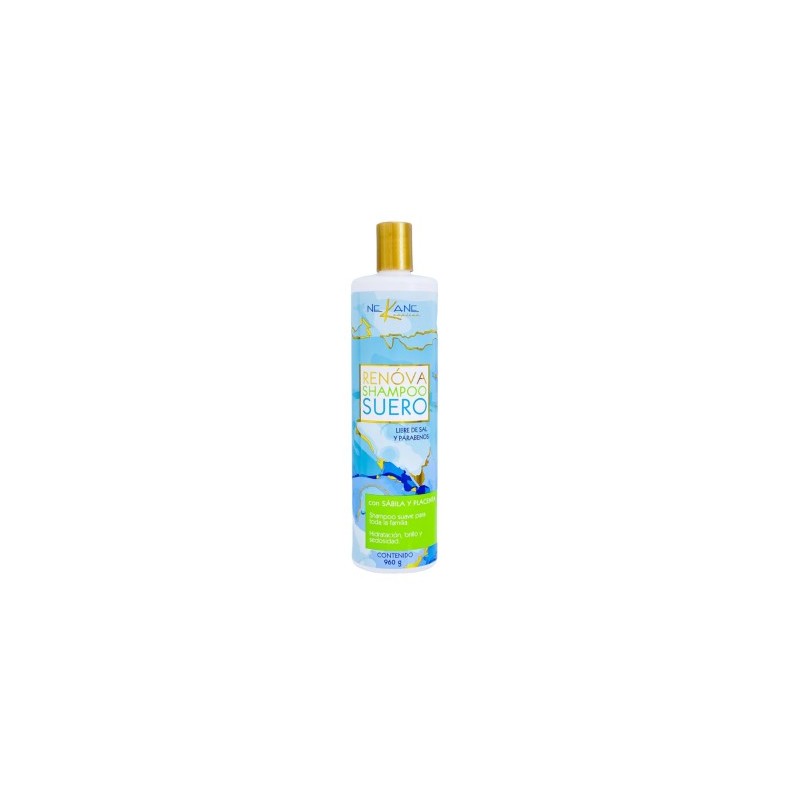Shampoo Suero Libre de Sulfatos y Parabenos aporta brillo, suavidad e hidratación 960ml
