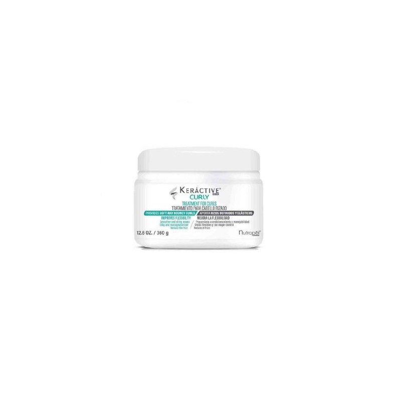 Curly mascarilla Tratamiento para cabello rizado. 360g-Nutrapel