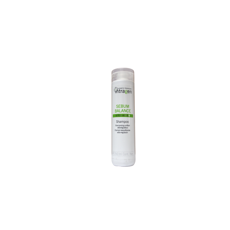 Intragen Shampoo Sebum Balance limpiador seboequilibrante hipoalergénico para limpiar y purificar el cabello 250 Ml - Revlon
