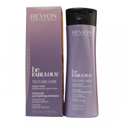 Be Fabulous curly shampoo para el cuidado diario del cabello rizado y ondulado 250ml- Revlon