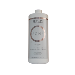 Magnet Color Lock Repairing Shampoo protege contra los efectos negativos de la mala calidad del agua 1l- Revlon